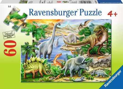 Rompecabeza 60Pz La Era De Los Dinosaurios